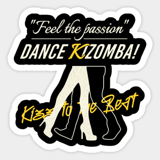 Dance Kizomba Urban Kiz Dance School Kizombero Kizz Sticker